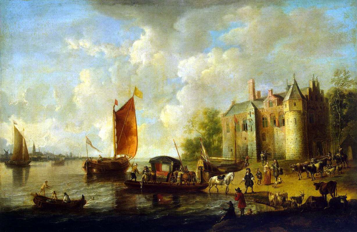 Peter van de Velde. The castle by the river
