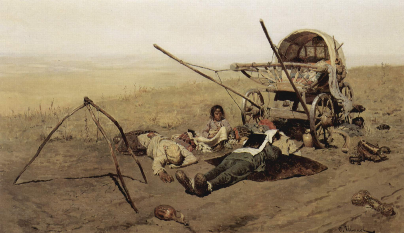 Sergey Vasilyevich Ivanov. In a way, the death of the settler