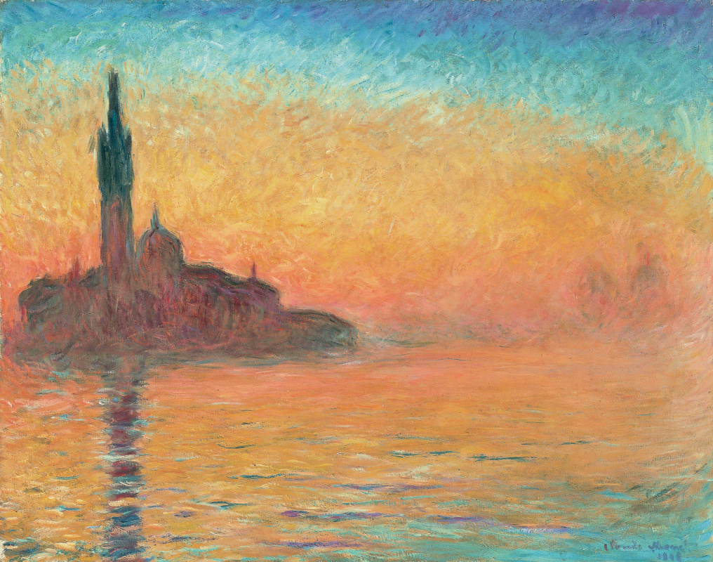 Claude Monet. Dämmerung Venedig