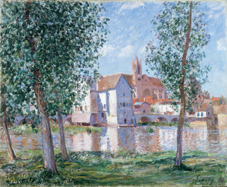 Alfred Sisley. Moret-Sur-Loing (Moret-sur-Loing)