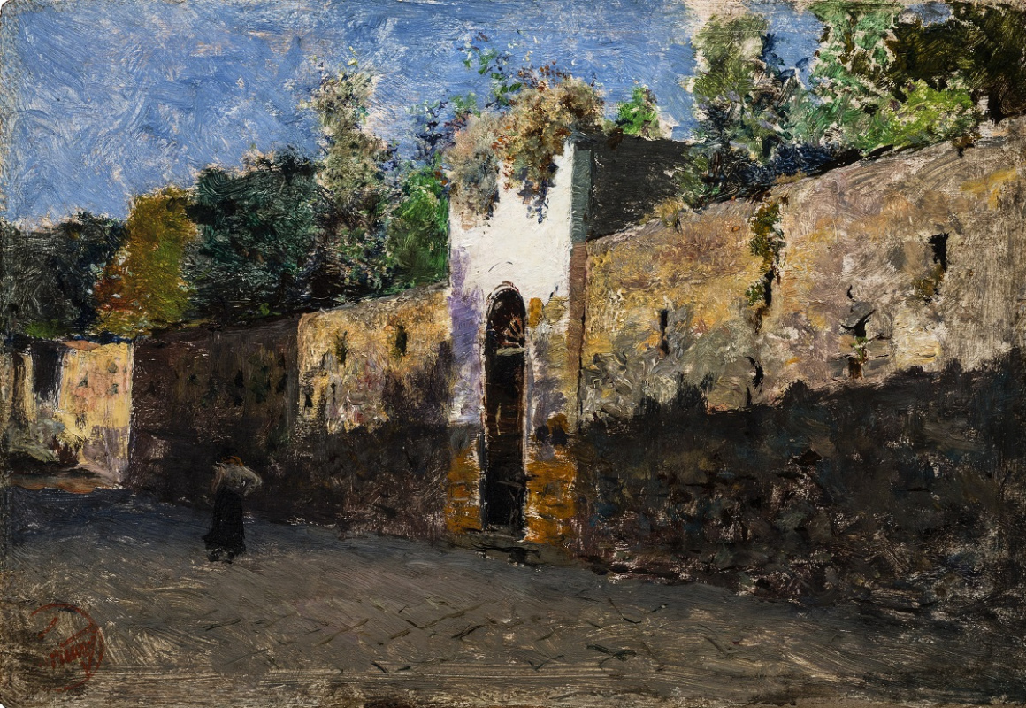 Mariano Fortuny y Marsal. Granatello Street in Portici