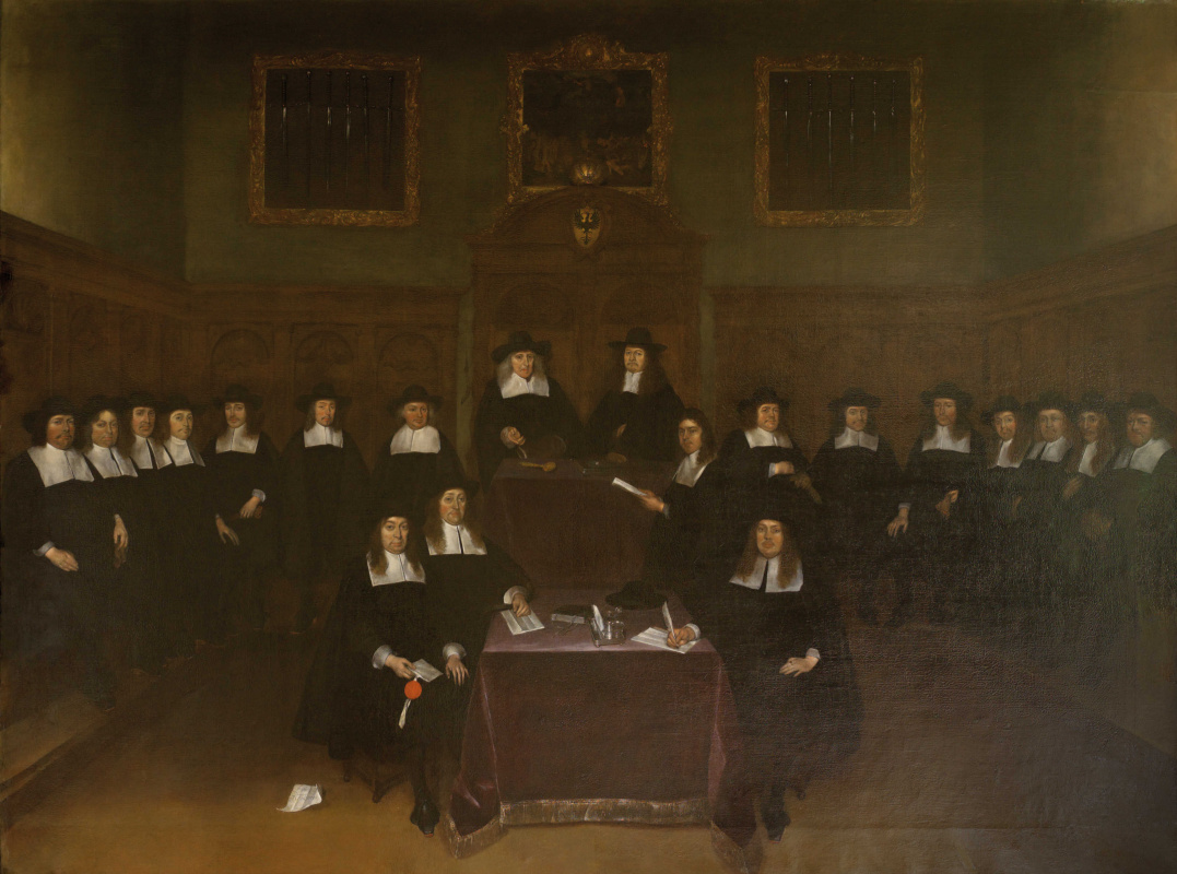 Gerard Terborch (ter Borch). Portrait of Deventer Magistrates