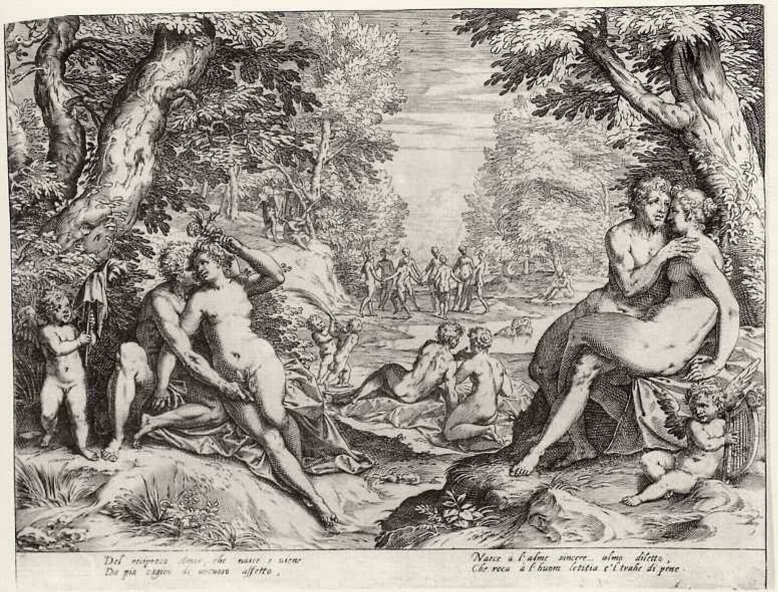 Mutual love, 1589, 22×30 cm by Agostino Carracci: History, Analysis & Facts  | Arthive