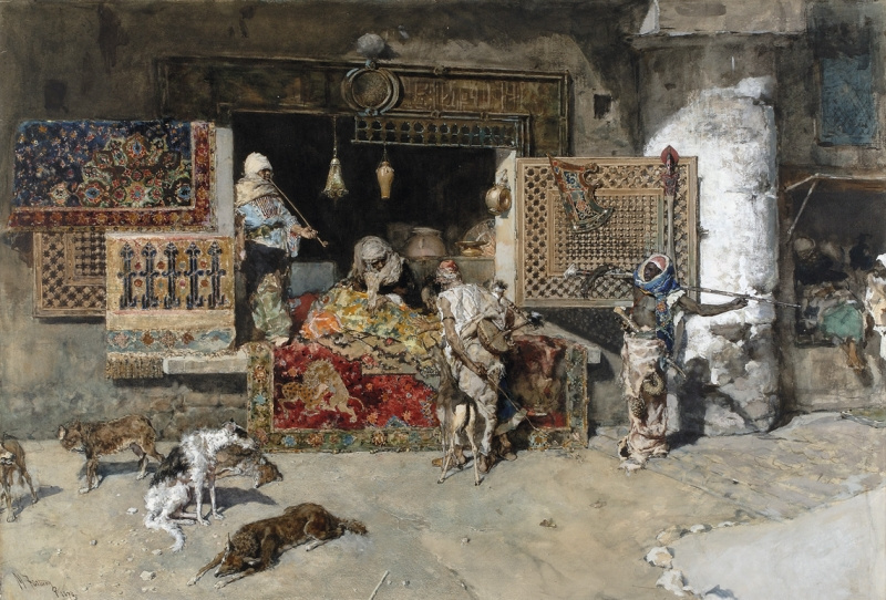 Mariano Fortuny y Marsal. The rug seller
