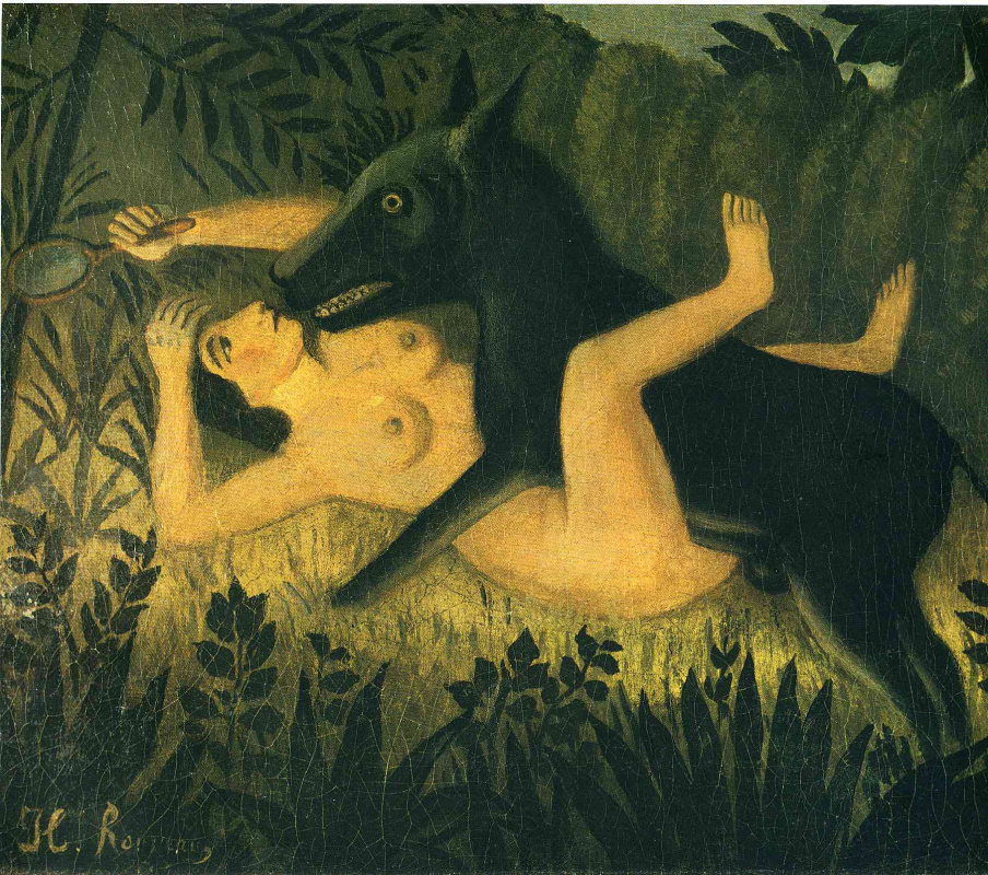 Henri Rousseau. Beauty and the beast