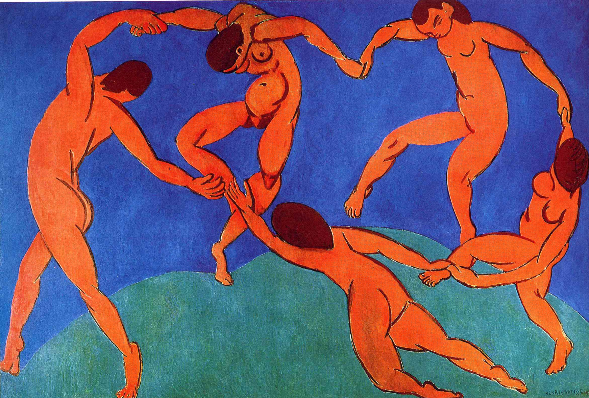 Dance Matisse Painting 1909 Blue Painting 