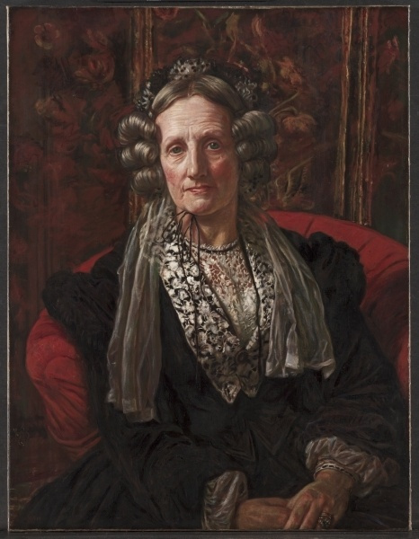William Holman Hunt. El retrato de la señora george Вуо
