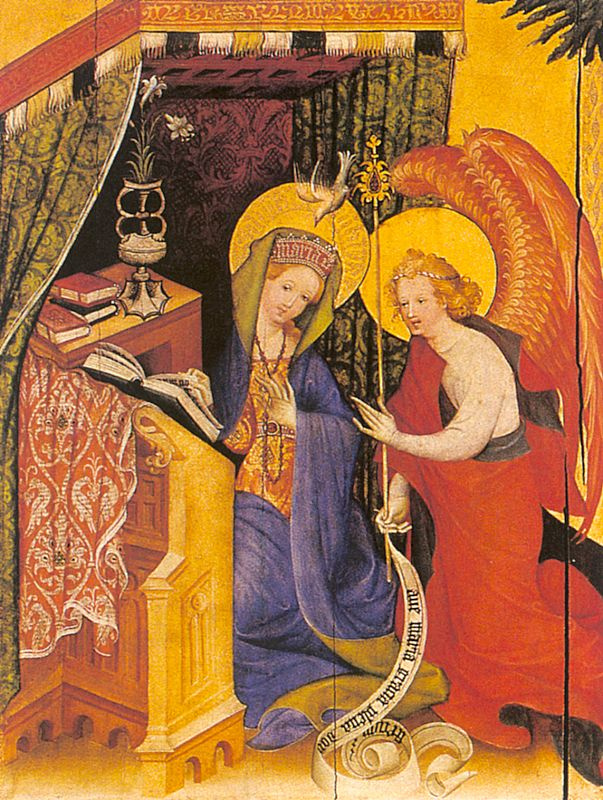 Conrad background Soest. The Annunciation