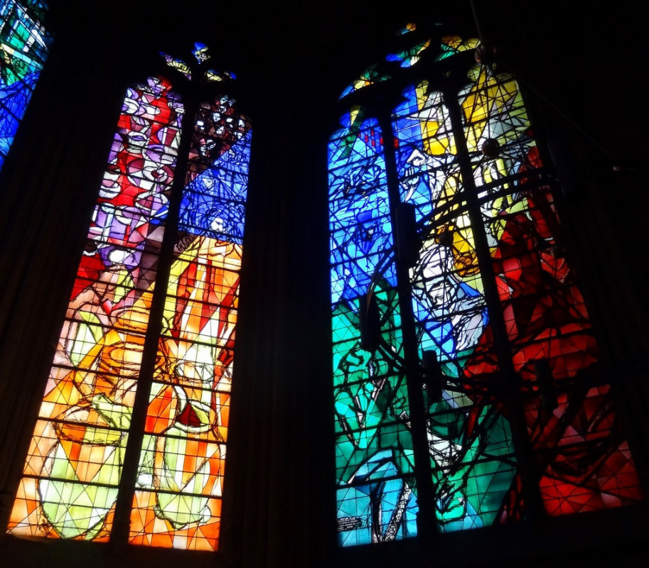 Marc Chagall. Vitraux de la cathédrale Saint-Étienne (Metz)