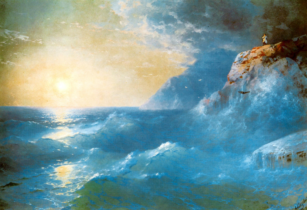 Ivan Aivazovsky. Napoleon on St. Helena