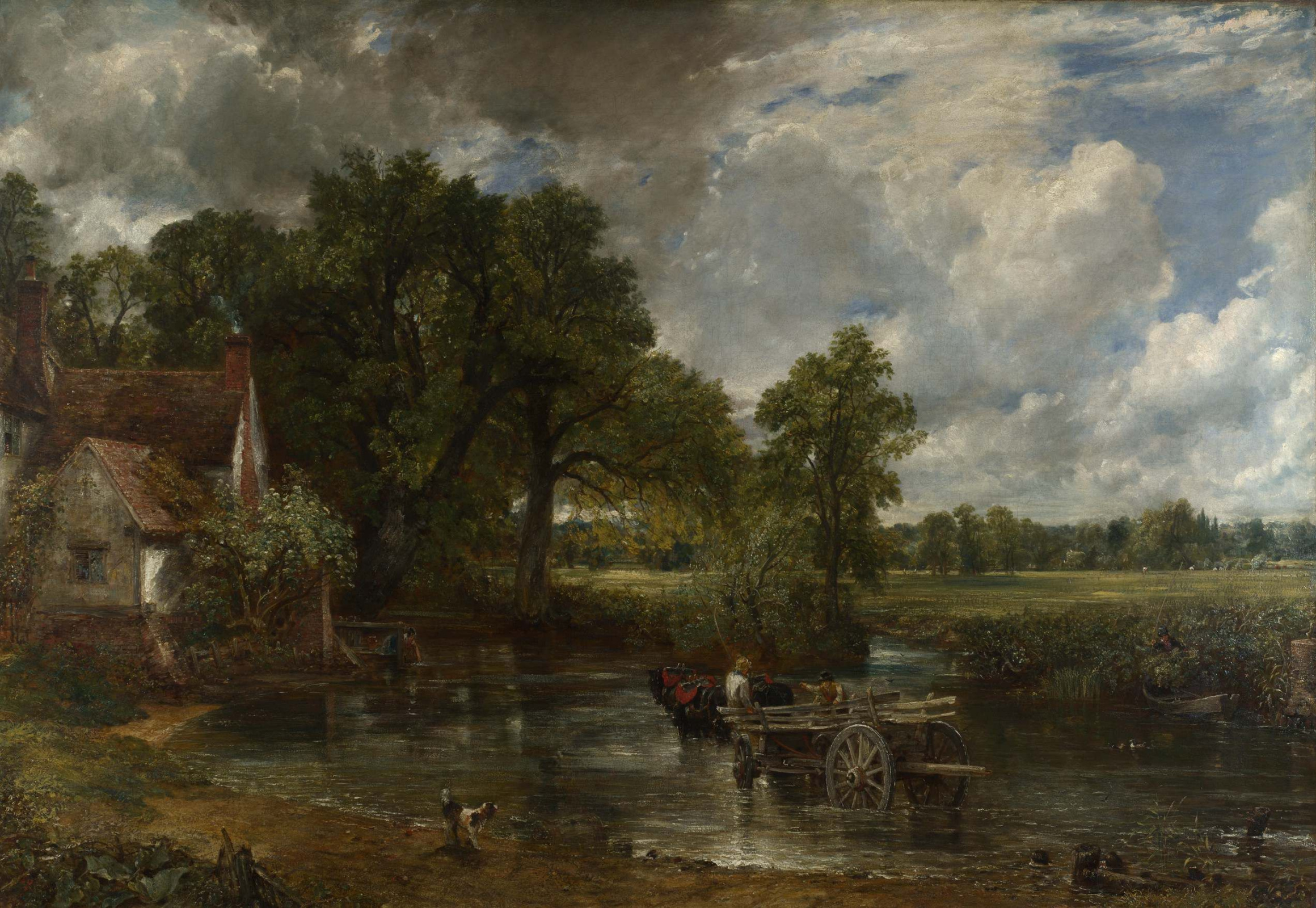 John Constable The Hay Wain 飾り皿 Trademark Fine Art The Hay Wain