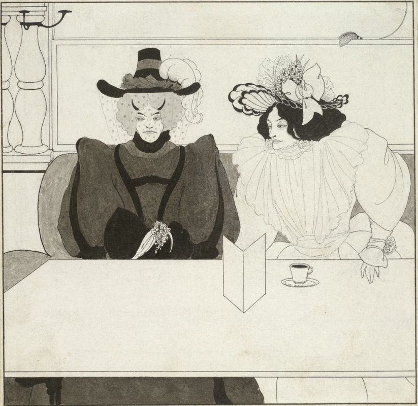 Aubrey Beardsley. Black coffee