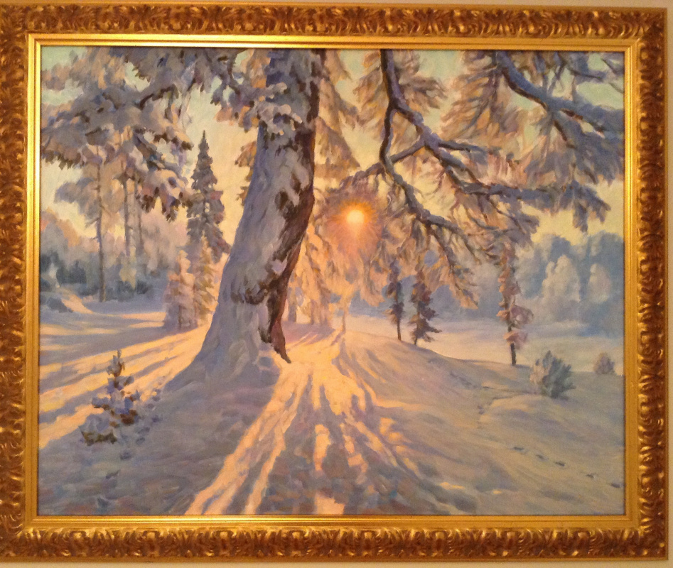 Boris Petrovich Gorodilin. Winterlandschaft