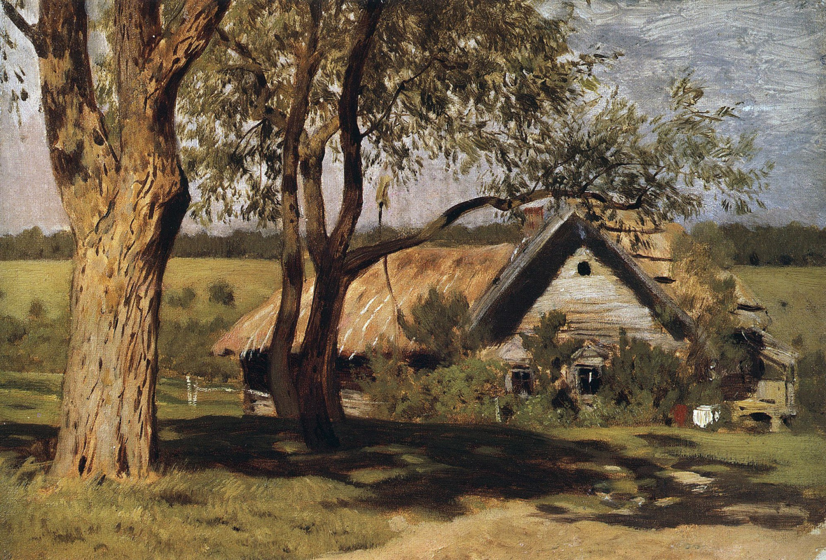Isaac Levitan. House with willows