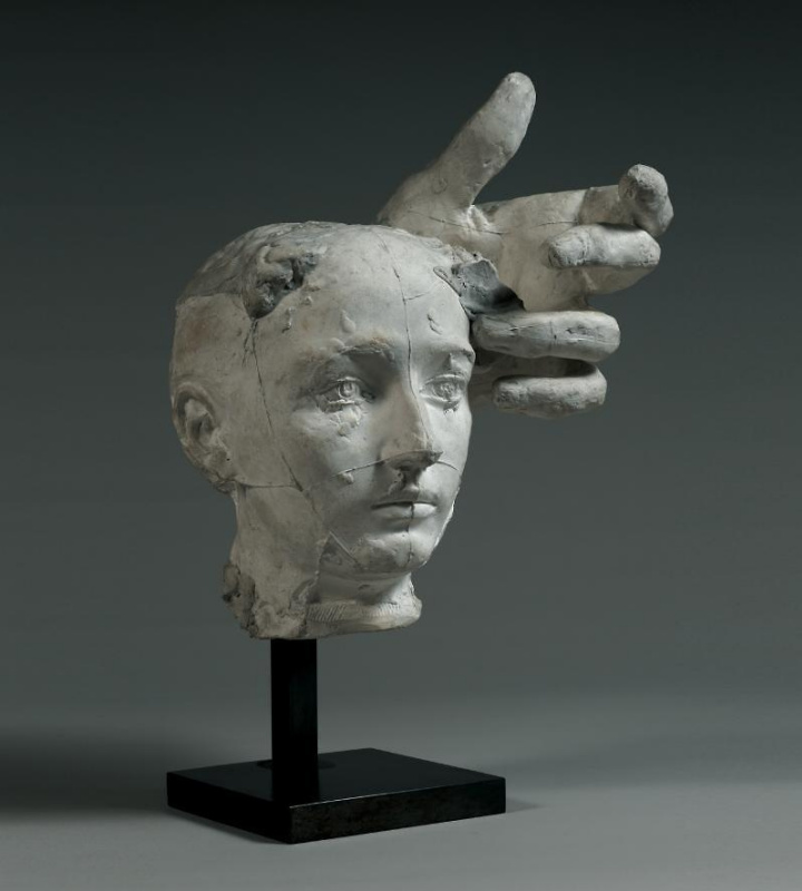 Auguste Rodin. Assemblage: Mask of Camille Claudel and left hand of Pierre de Wissant