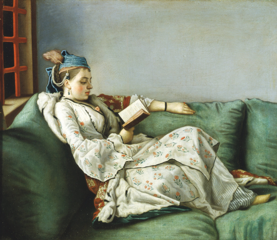 Jean-Etienne Liotard. Marie-adélaïde in Turkish costume