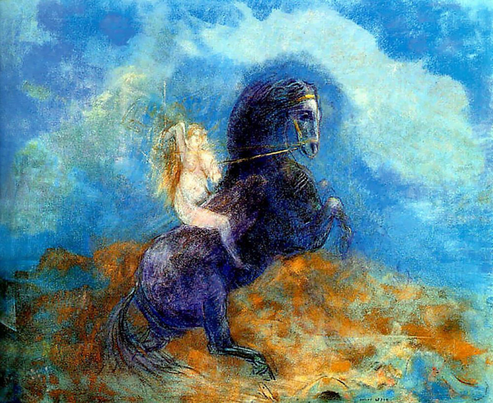 Odilon Redon. Brünnhilde (The Valkyrie)