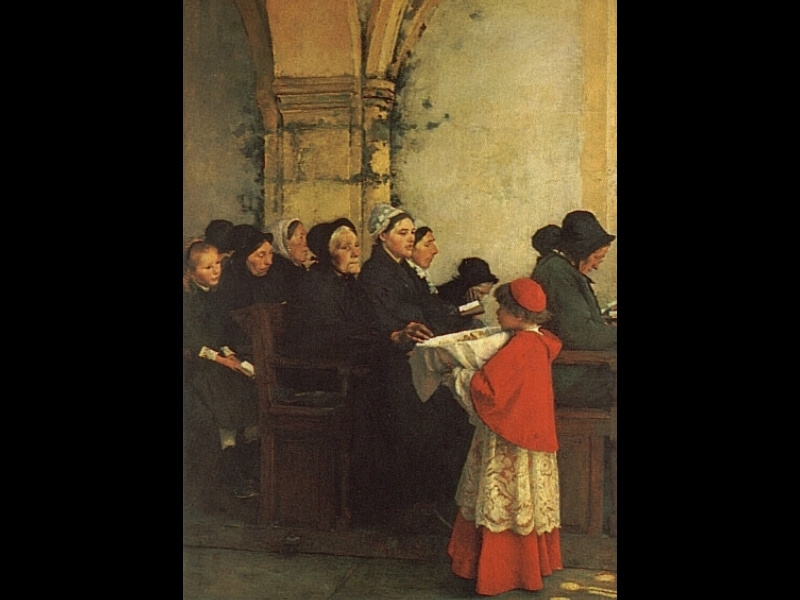 Франсуа Бонвэн. Аве Мария интерьер монастыря