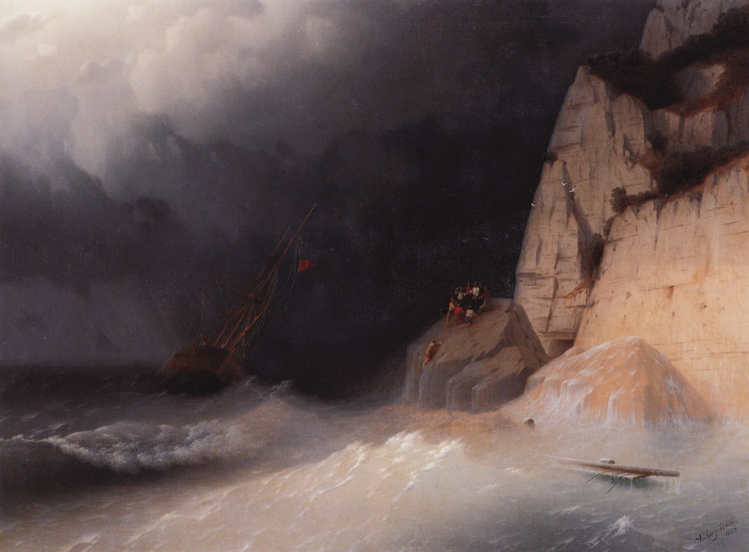 Ivan Aivazovsky. Shipwreck