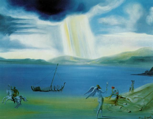 Salvador Dali. Landscape near Port Lligat