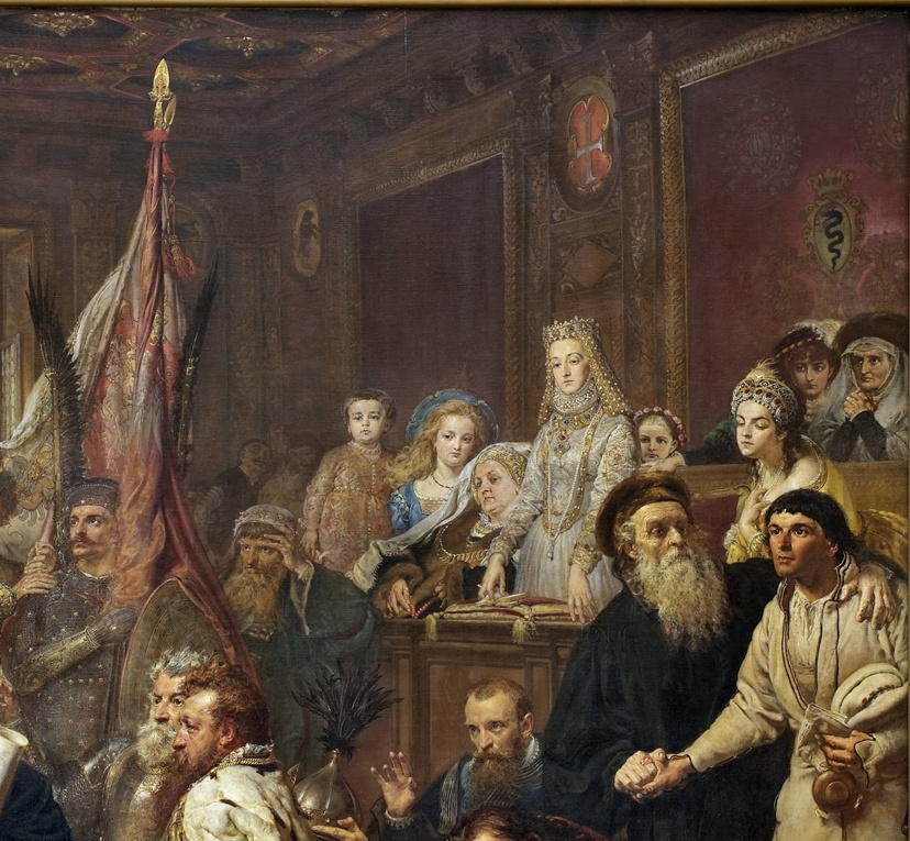 Jan Matejko. Lublin Union. Fragment III