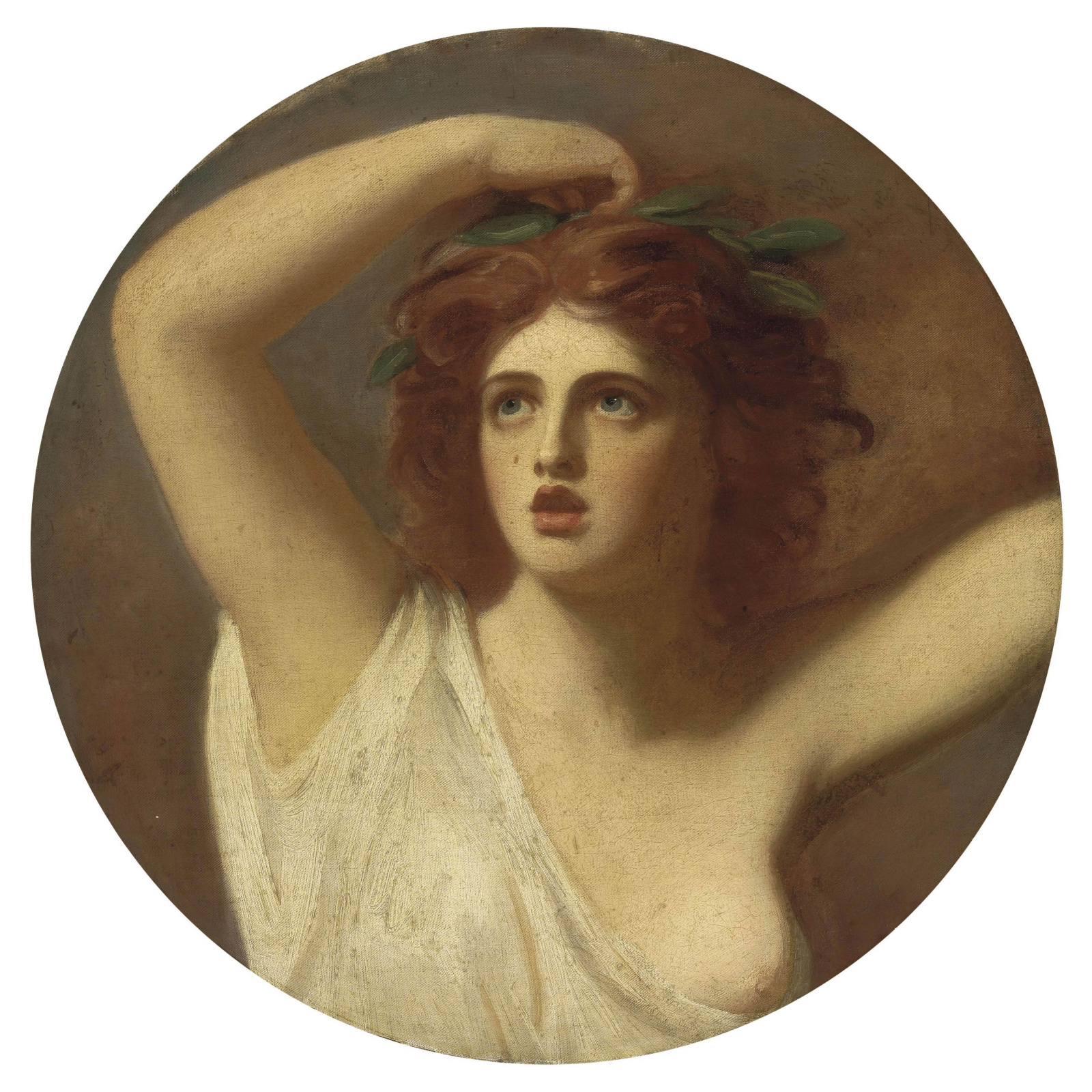 Buy a digital copy: George Romney - Lady Emma Hamilton in the image of  Cassandra | Arthive