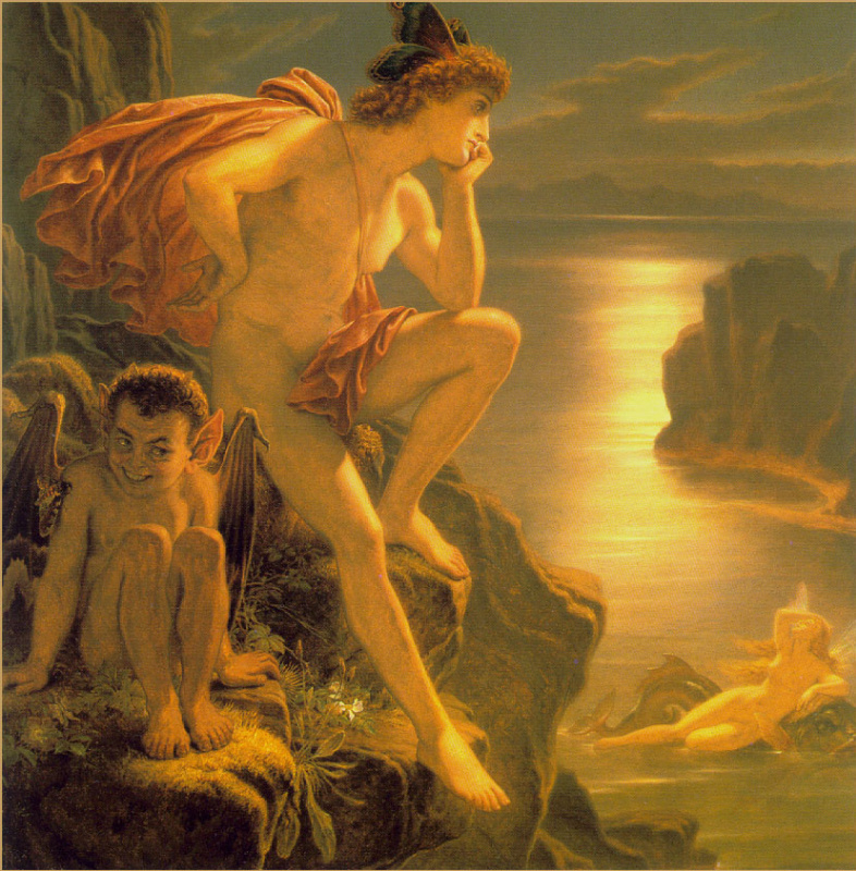 Joseph Noel Paton. Sir Oberon and the mermaid