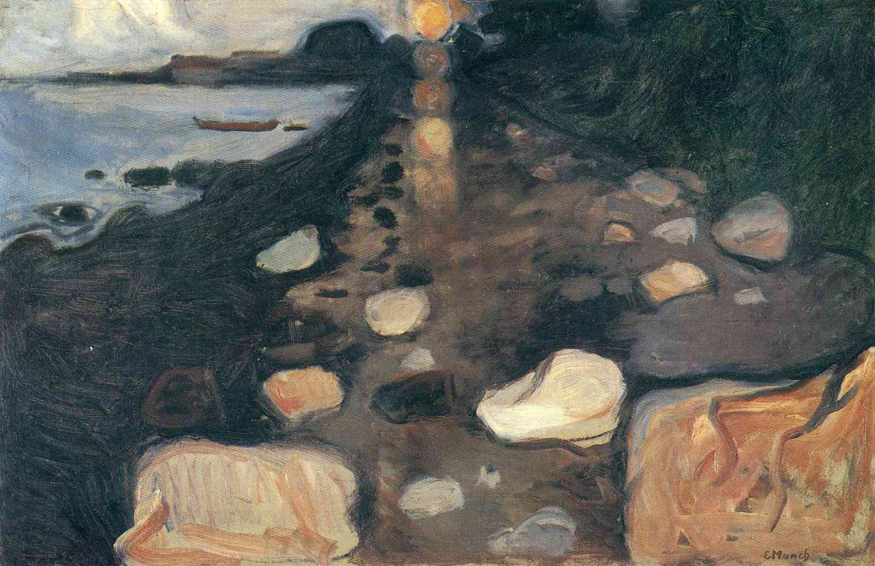 Edward Munch. Moonlight on the shore