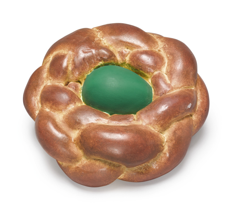 Jeff Koons. Bread with green egg