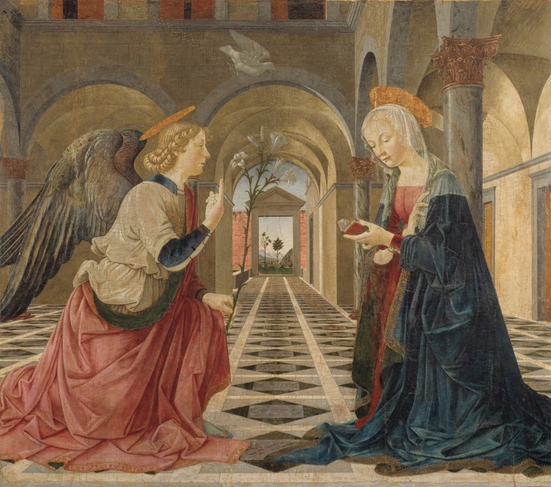 Piermatteo d'Amelia. The Annunciation