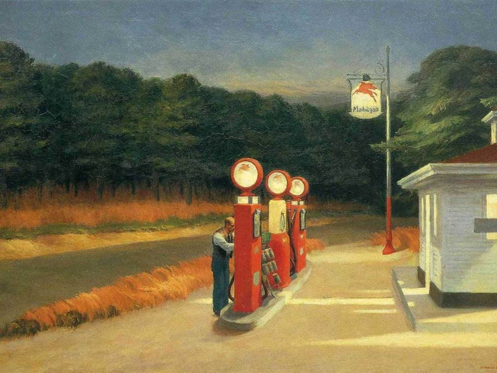 Edward Hopper. Gas station