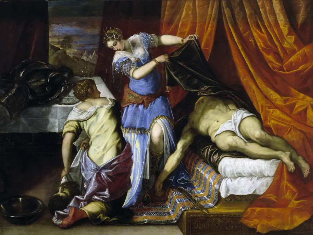 Jacopo (Robusti) Tintoretto. Judith y holofernes