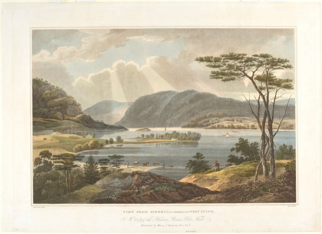 John William Hill. View from Fishkill towards West point