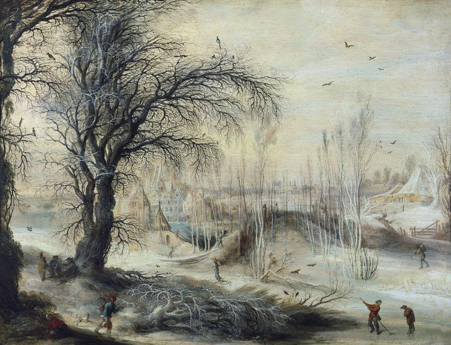 Geisbrecht Leitens. Winter landscape
