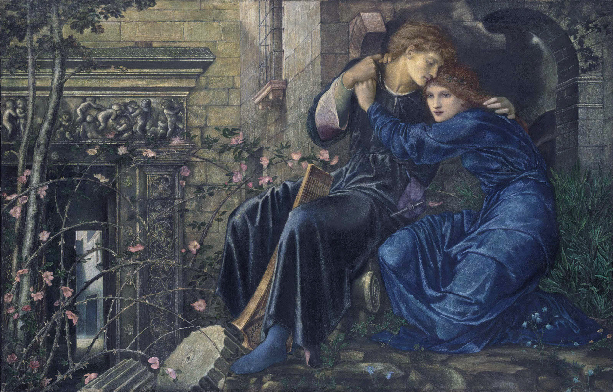 Edward Coley Burne-Jones. Love among the ruins