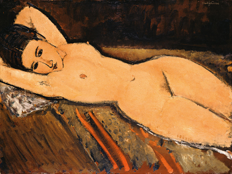 Amedeo Modigliani. Reclining Nude