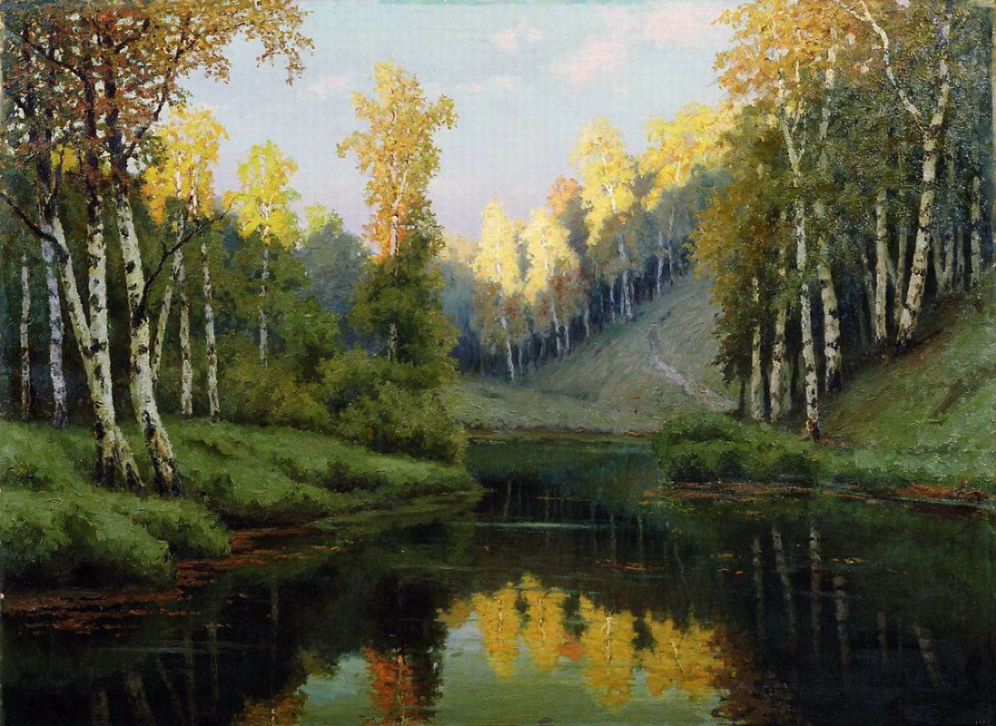 Efim Efimovich Volkov. Forest lake