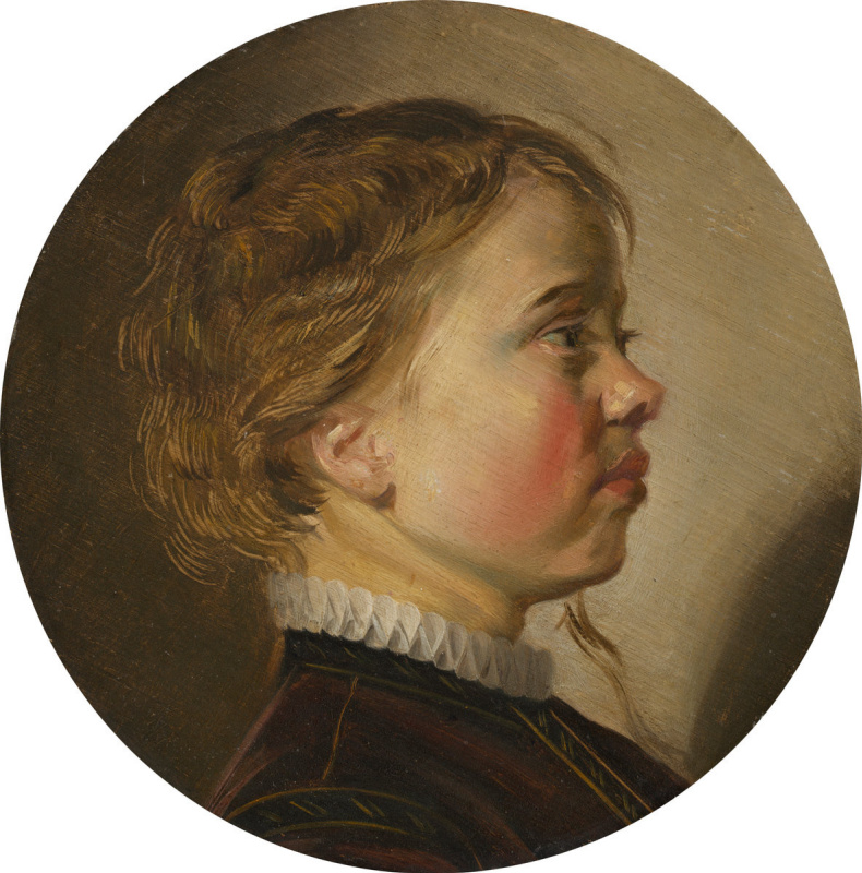 Judit Leicester. Portrait of a boy in profile