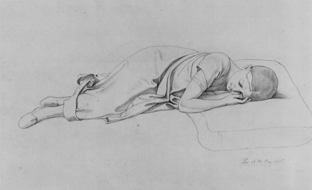 Julius Schnorr von Karolsfeld. Sleeping Maria Geller