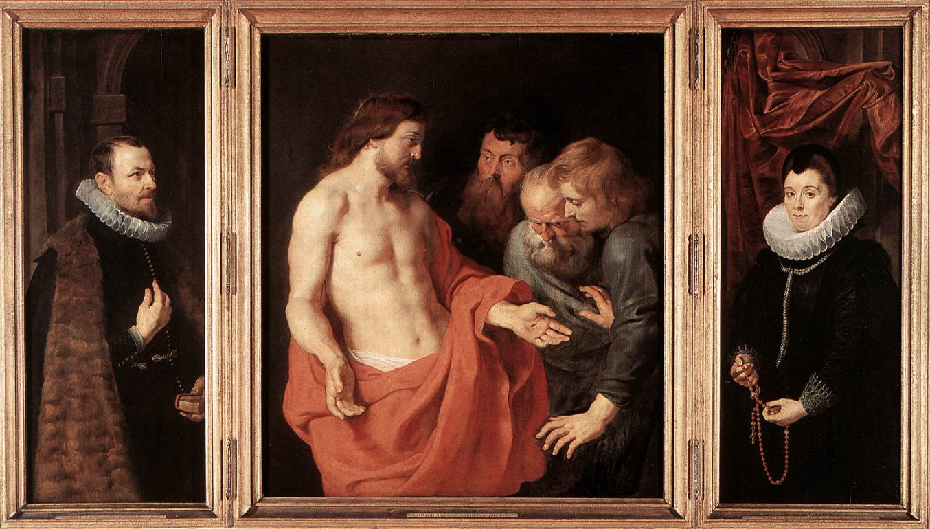 The unbelief of St. Thomas with Nicholas Rockson and Adriana pérez