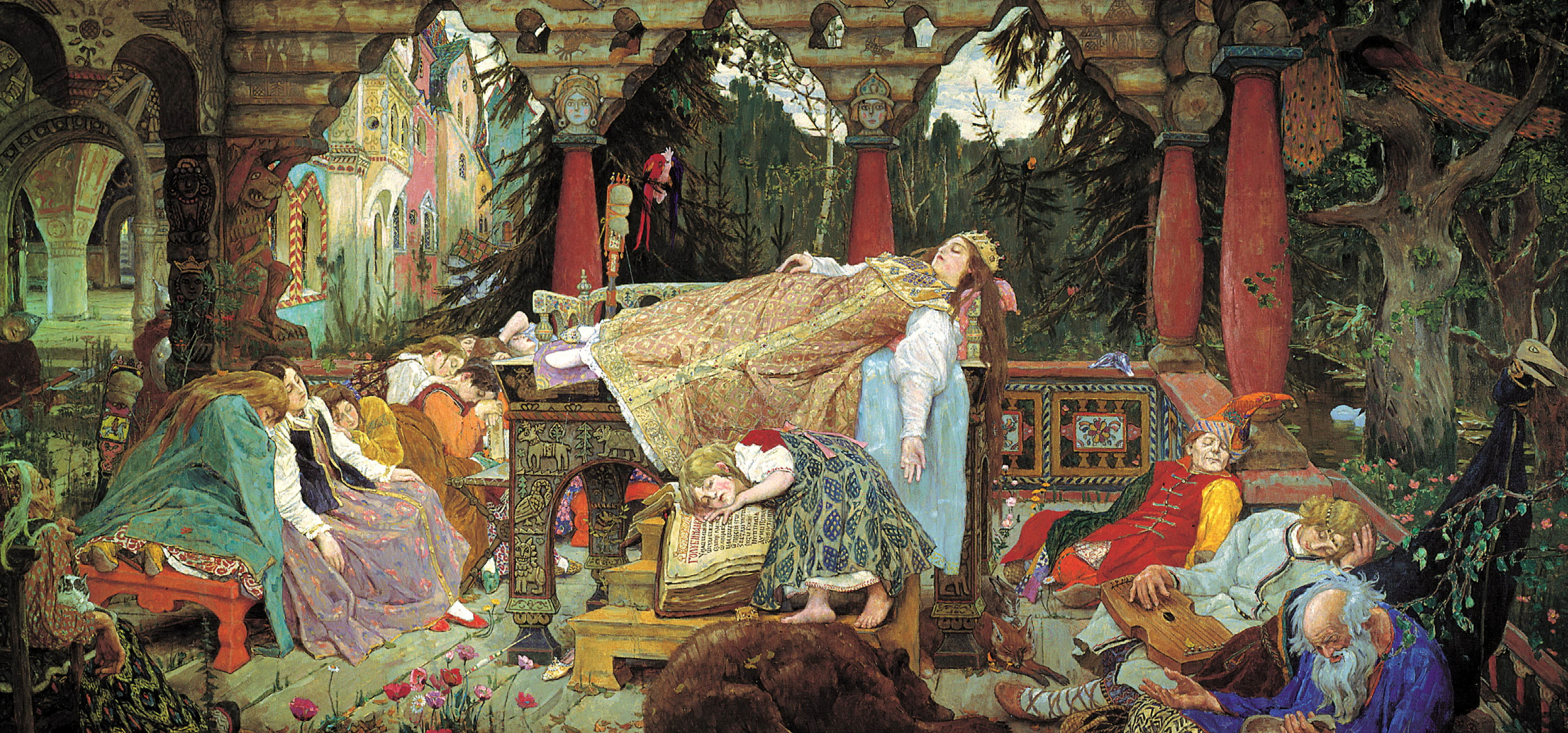 The sleeping Princess by Viktor Mikhailovich Vasnetsov: History ...