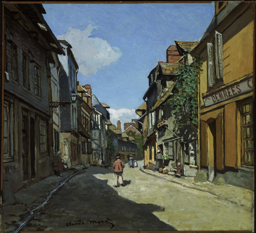 Claude Monet. Street Bavol, Honfleur