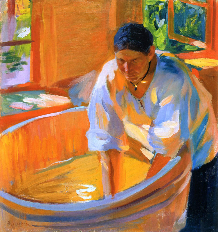 Alexander Murashko. Laundress