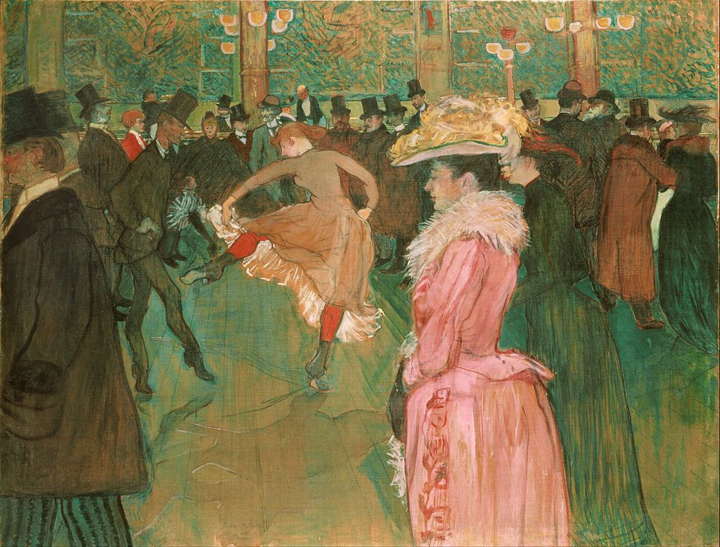 Henri de Toulouse-Lautrec. At the Moulin Rouge: the dance