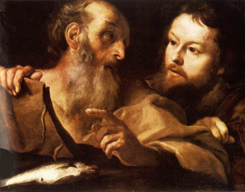 Gian Lorenzo Bernini. Saint Andrew and the Apostle Thomas