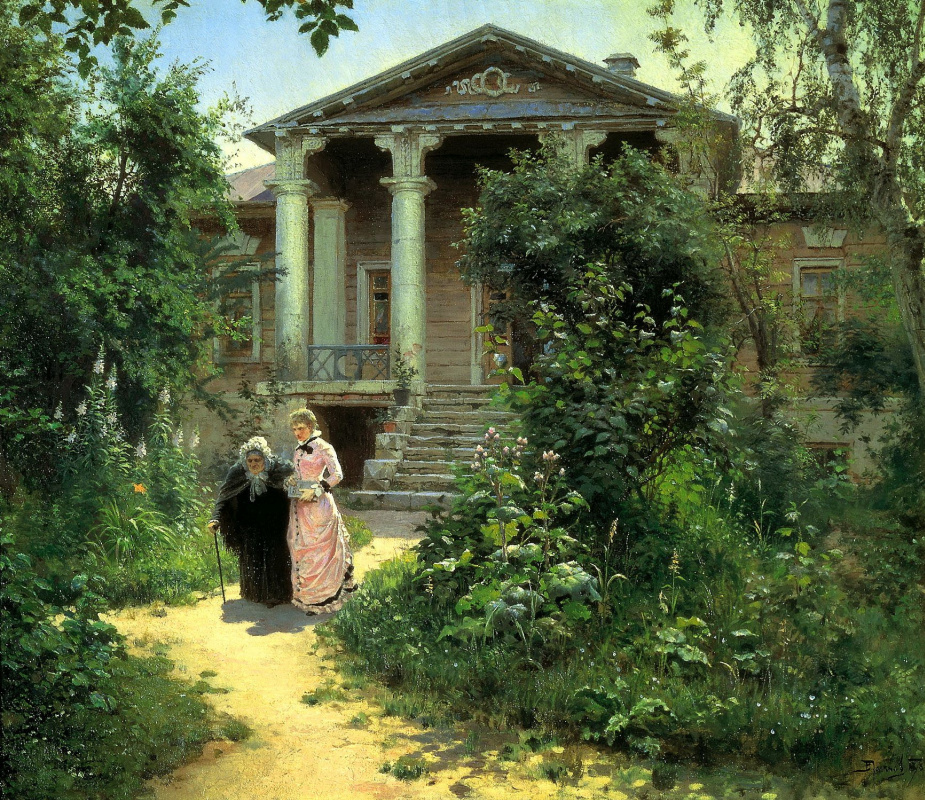 Vasily Dmitrievich Polenov. Grandma's garden