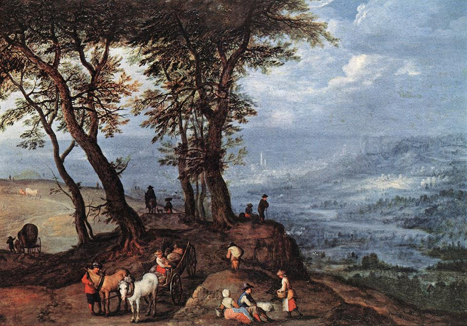 Jan Bruegel The Elder. On the way to market