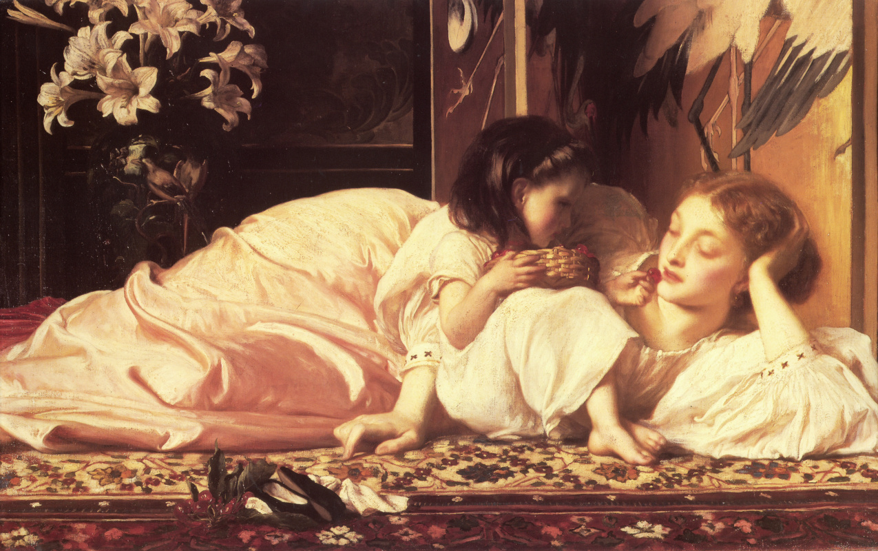 Frederic Leighton. Mother and child