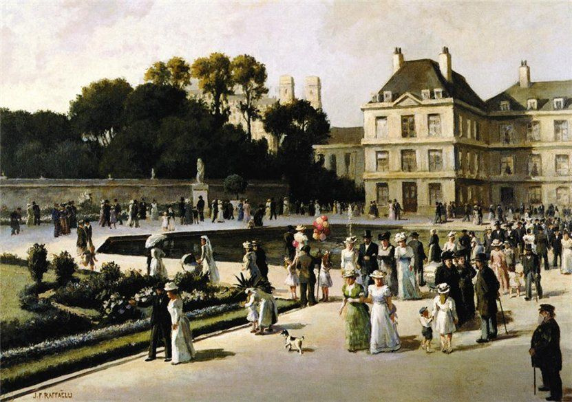 Jean-François Raffaelli. Luxemburg-Garten