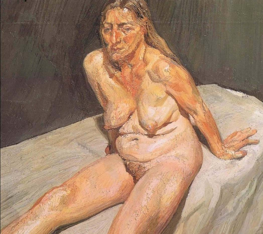 Lucien Freud. Seated Nude